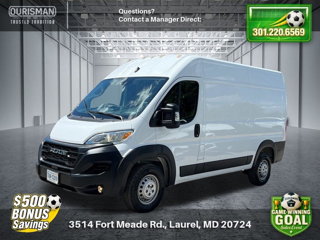 Used 2024 Ram ProMaster 2500 High Roof Van Cargo Van