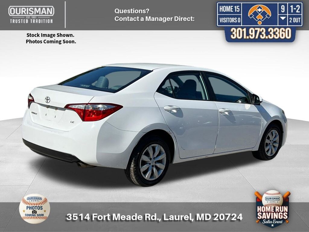 Used 2016 Toyota Corolla LE Sedan