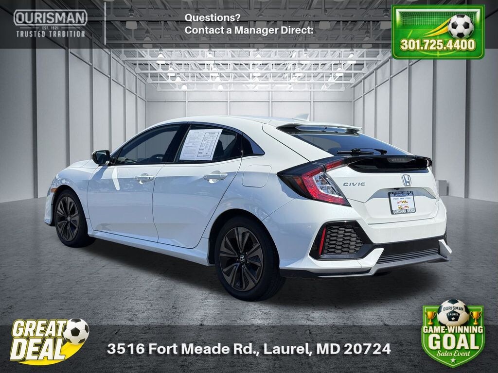 Used 2017 Honda Civic EX Hatchback