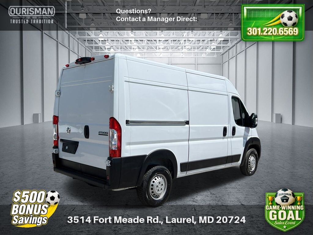 Used 2024 Ram ProMaster 2500 High Roof Van Cargo Van