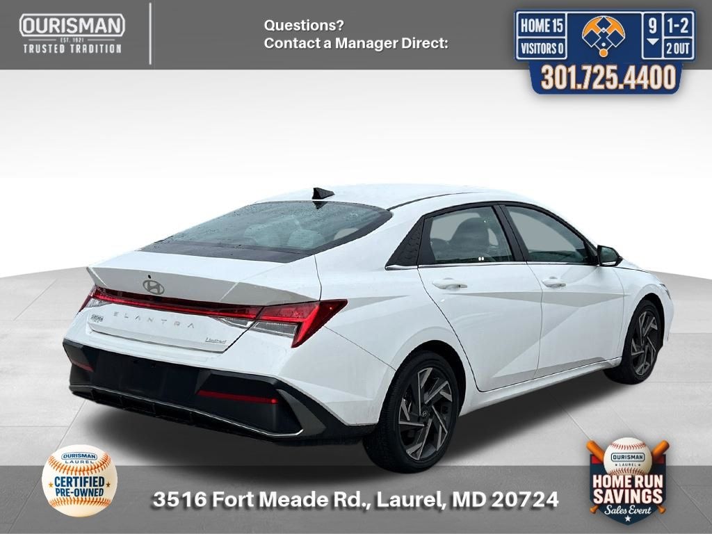 Used 2025 Hyundai Elantra Limited Sedan