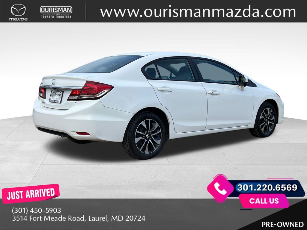 Used 2014 Honda Civic EX with VIN 19XFB2F88EE258729 for sale in Laurel, MD