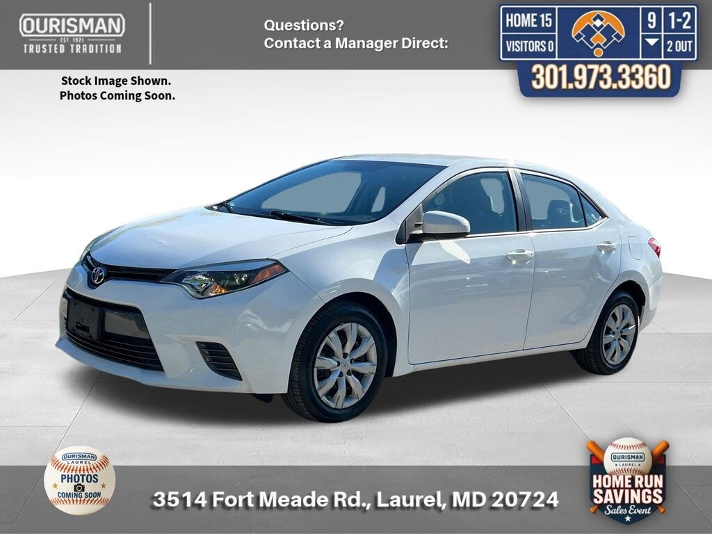 Used 2016 Toyota Corolla LE Sedan