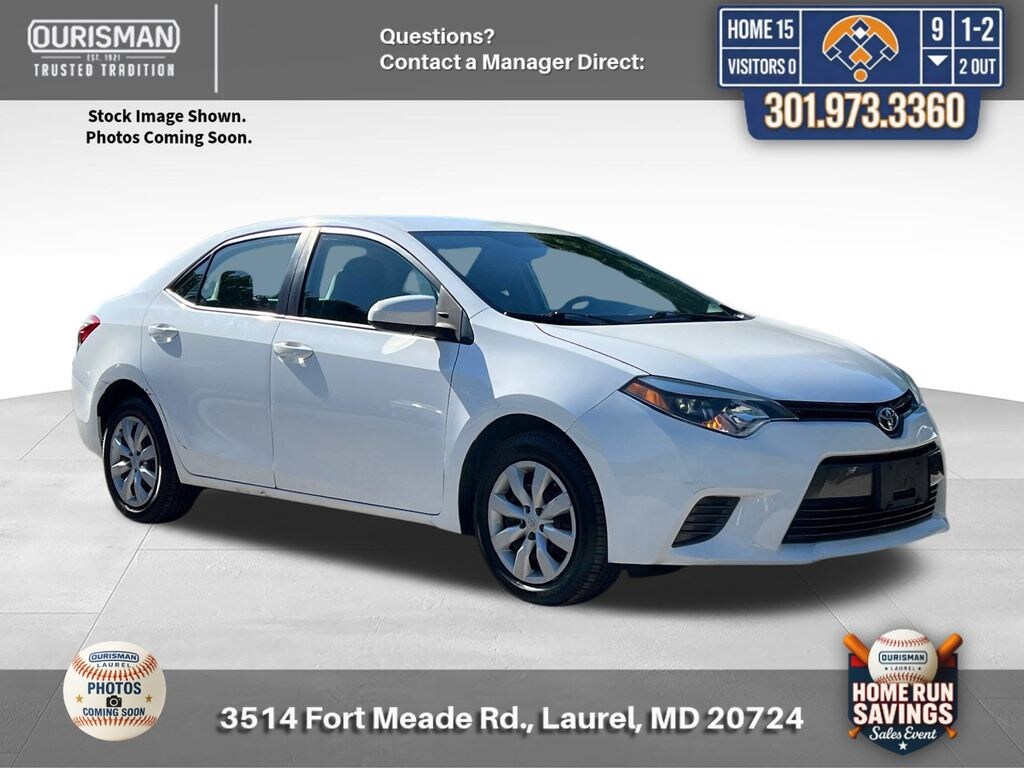 Used 2016 Toyota Corolla LE Sedan