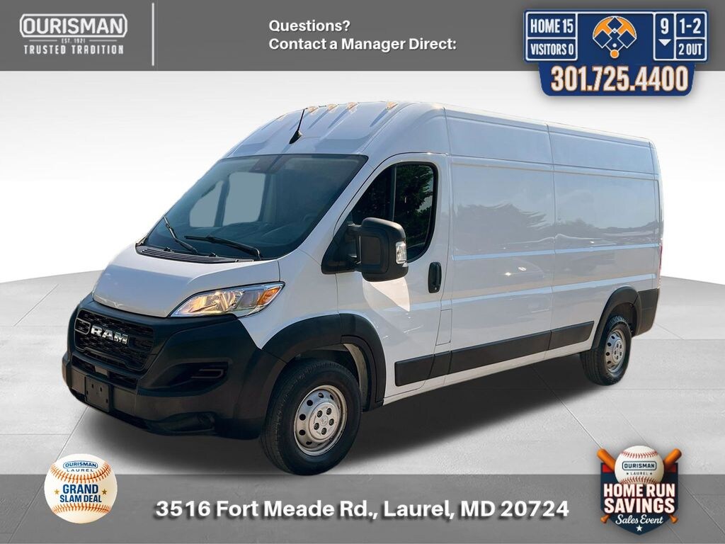 Used 2023 Ram ProMaster 2500 High Roof Van Cargo Van
