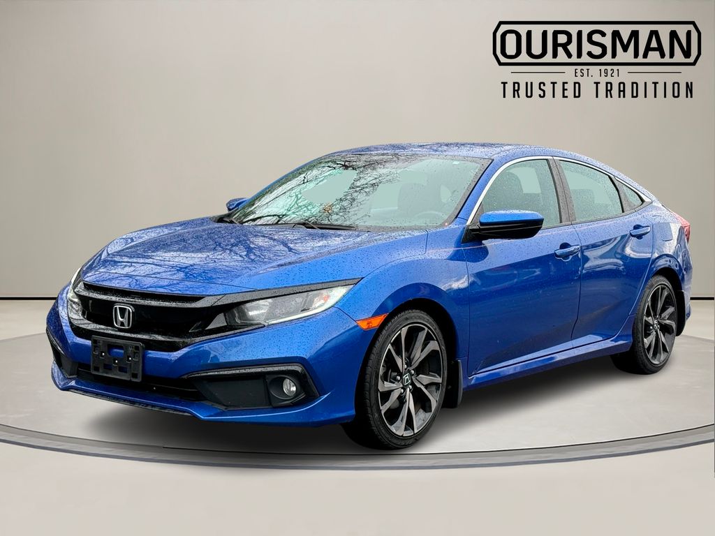Used 2019 Honda Civic Sport with VIN 2HGFC2F81KH538216 for sale in Marlow Heights, MD