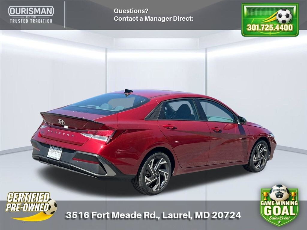 Certified 2025 Hyundai Elantra SEL Sport Sedan