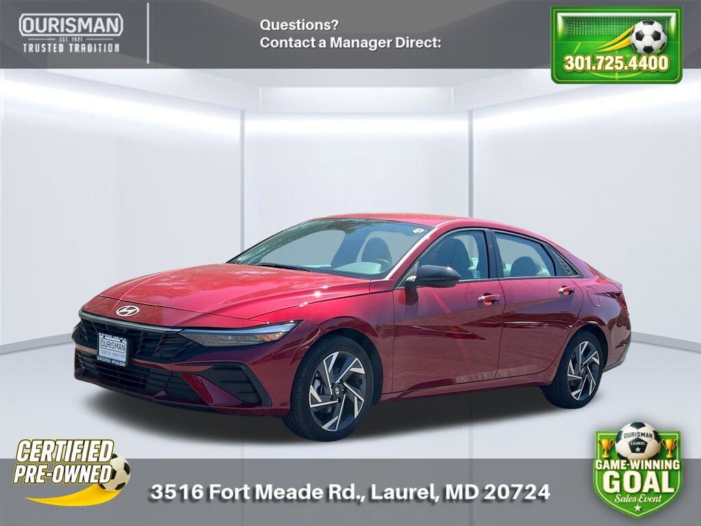Certified 2025 Hyundai Elantra SEL Sport Sedan