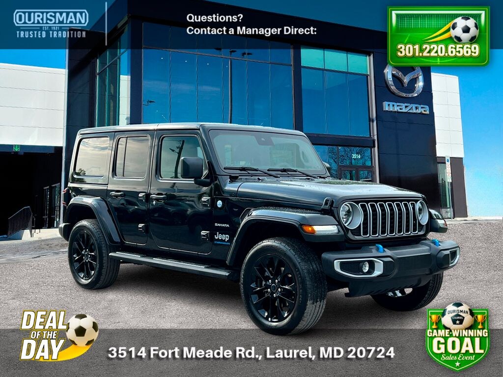 Used 2024 Jeep Wrangler 4xe Sahara SUV