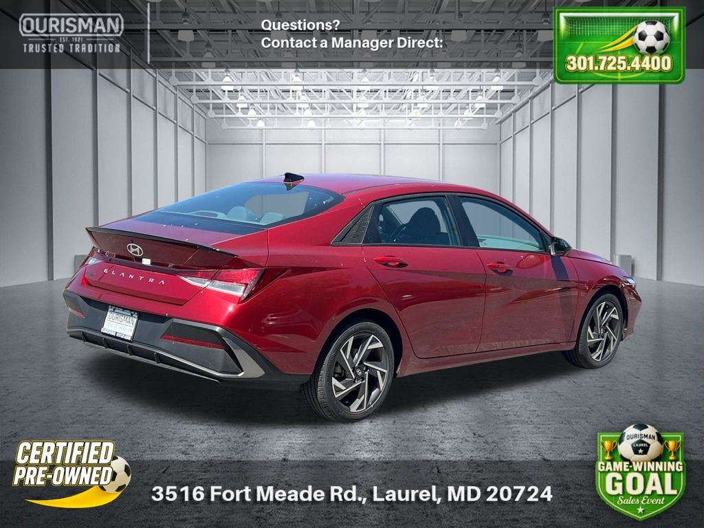 Certified 2025 Hyundai Elantra SEL Sport Sedan