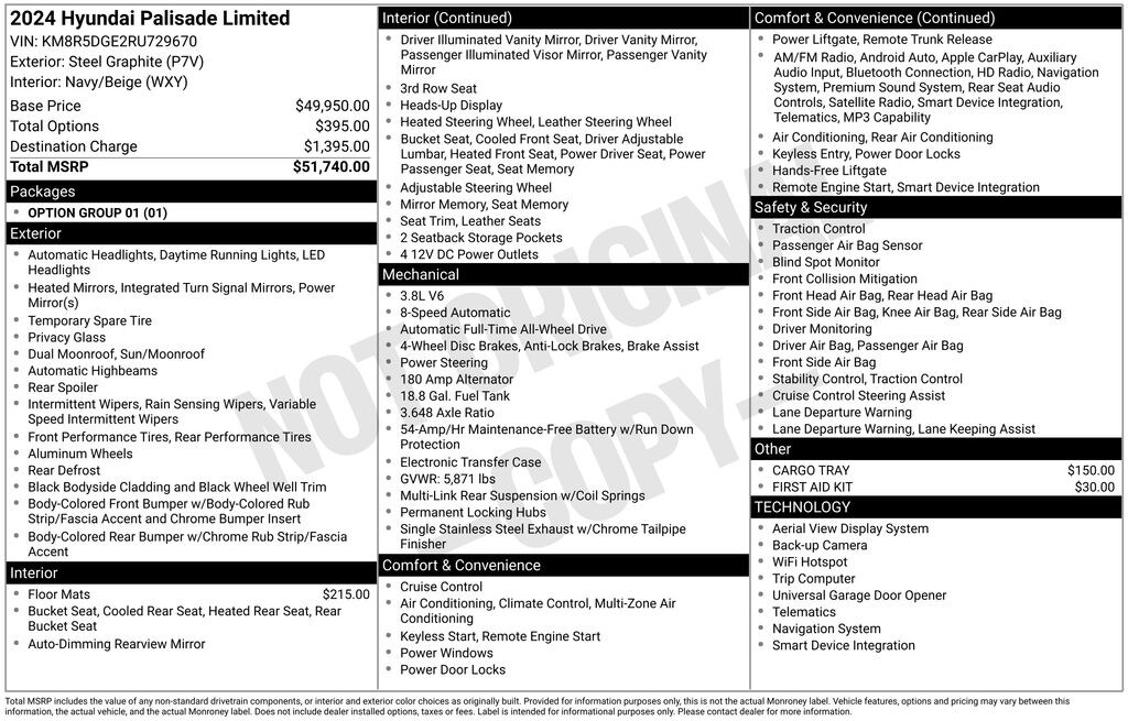 Used 2024 Hyundai Palisade Limited SUV