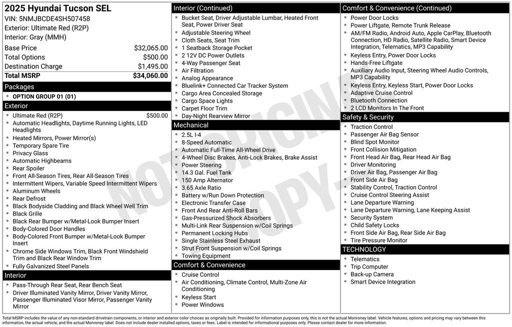 Used 2025 Hyundai Tucson SEL SUV