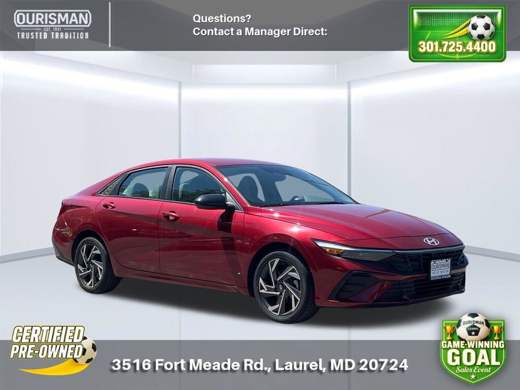 Certified 2025 Hyundai Elantra SEL Sport Sedan