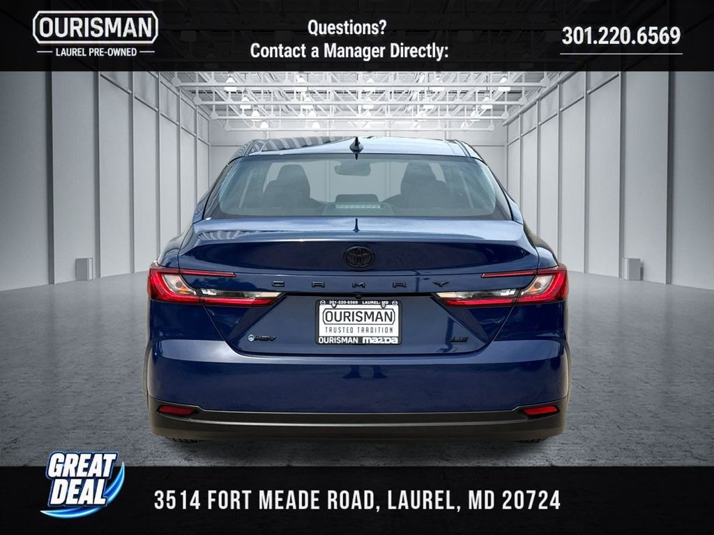 Used 2025 Toyota Camry LE Sedan