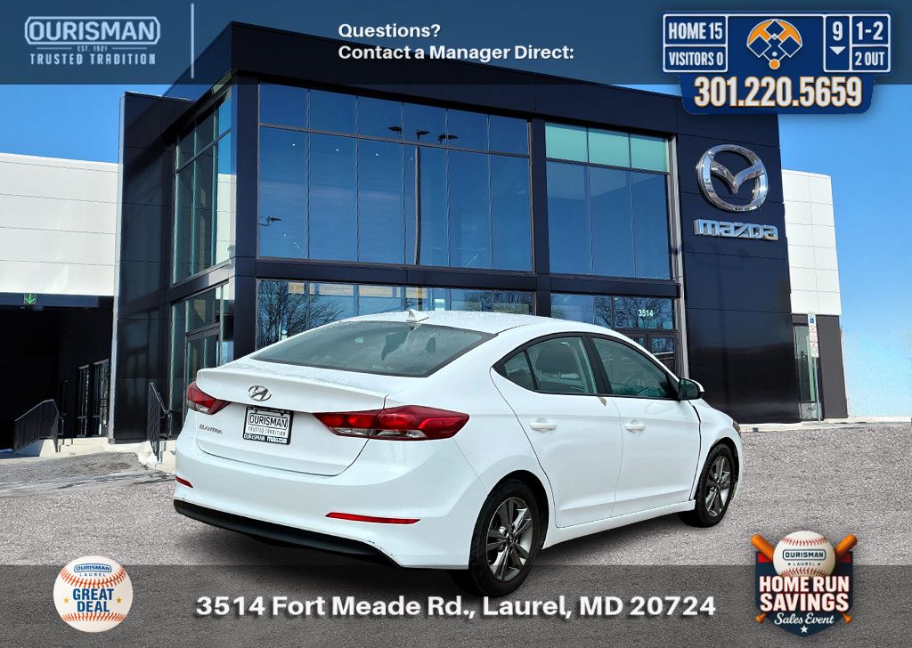 Used 2018 Hyundai Elantra SEL with VIN 5NPD84LFXJH400413 for sale in Maryland City, MD