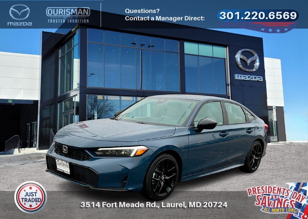 Used 2025 Honda Civic Hybrid Sport Sedan