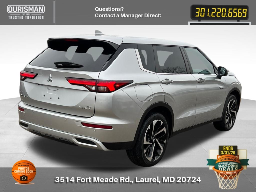 Used 2023 Mitsubishi Outlander Plug-In Hybrid SE with VIN JA4T5UA9XPZ014636 for sale in Maryland City, MD