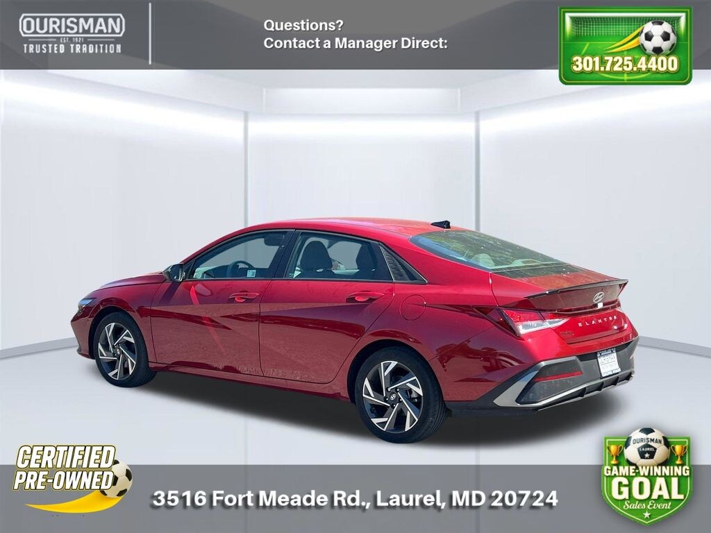 Certified 2025 Hyundai Elantra SEL Sport Sedan
