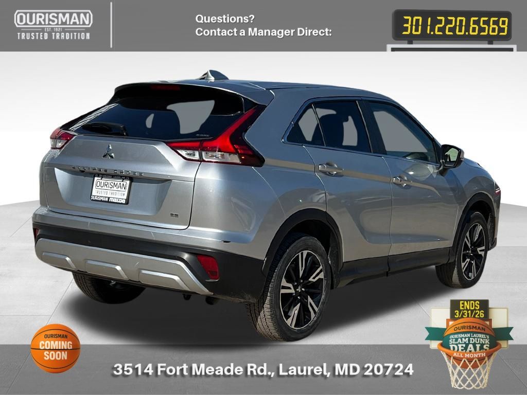 Used 2024 Mitsubishi Eclipse Cross SE with VIN JA4ATWAA3RZ044289 for sale in Maryland City, MD