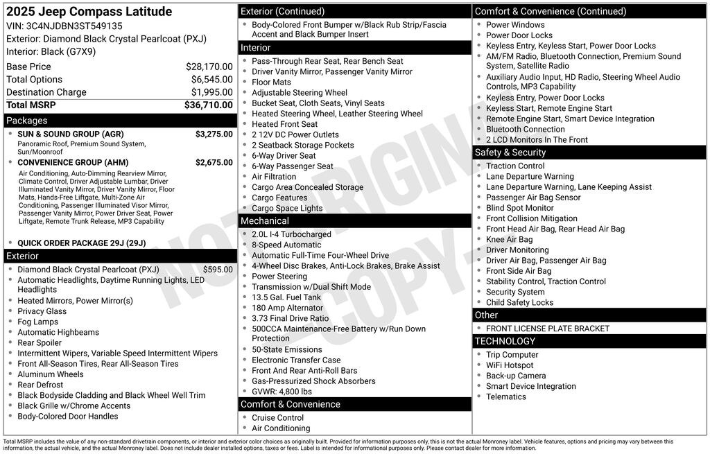 Used 2025 Jeep Compass Latitude SUV