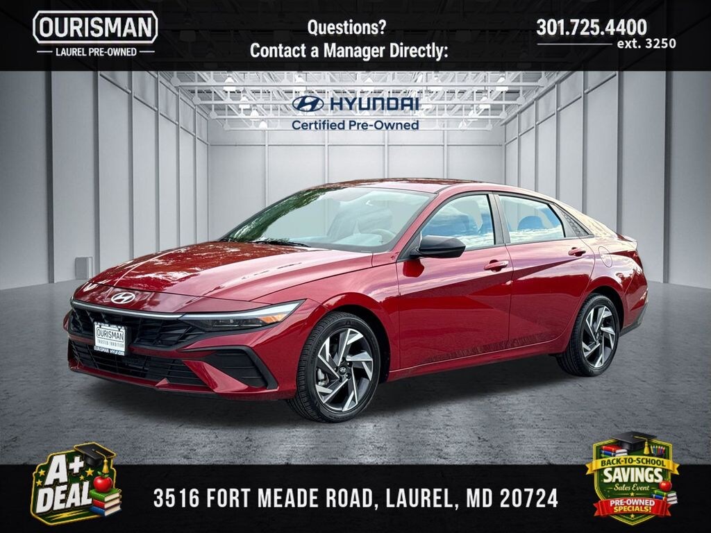 Certified 2025 Hyundai Elantra SEL Sport Sedan