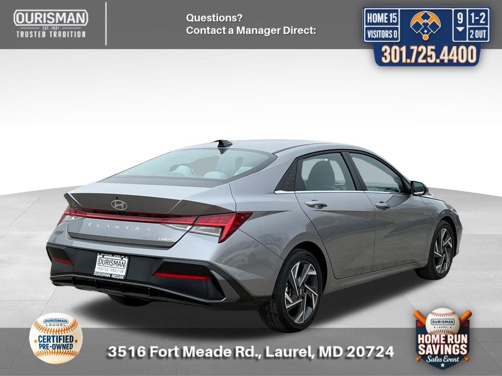 Certified 2025 Hyundai Elantra Limited Sedan