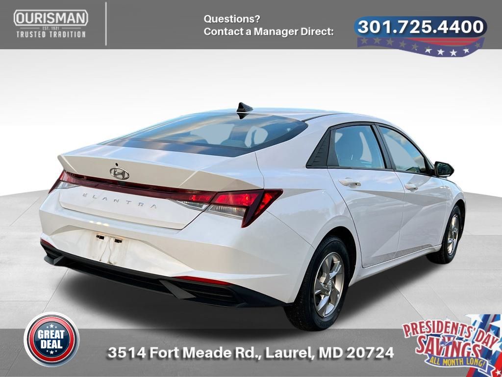 Used 2022 Hyundai Elantra SE with VIN 5NPLL4AG9NH072350 for sale in Maryland City, MD