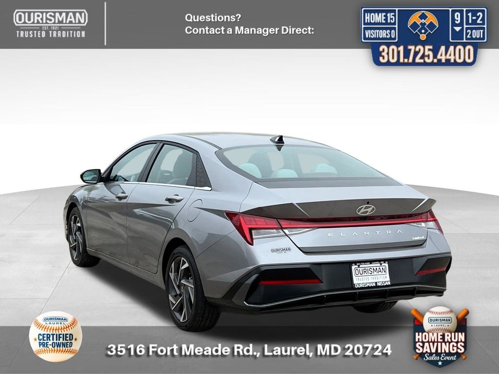 Certified 2025 Hyundai Elantra Limited Sedan