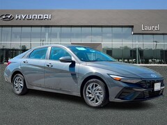 2025 Hyundai Elantra Hybrid Blue Sedan
