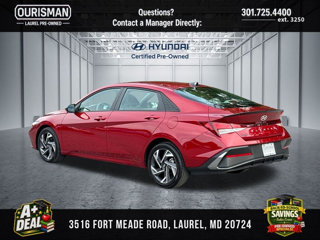 Certified 2025 Hyundai Elantra SEL Sport Sedan