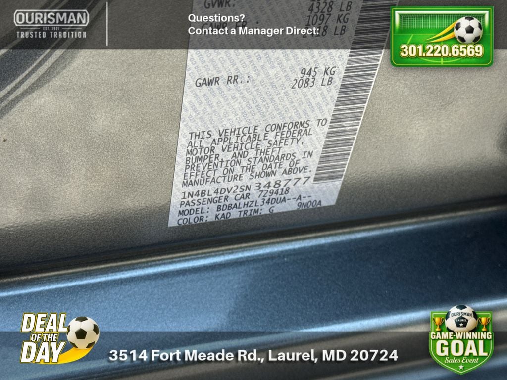 2025 Nissan Altima SV - Photo 26