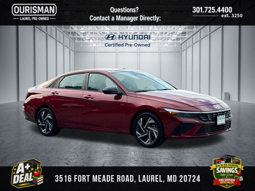 Certified 2025 Hyundai Elantra SEL Sport Sedan