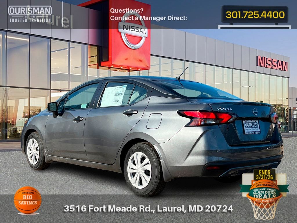 New 2025 Nissan Versa 1.6 S Sedan