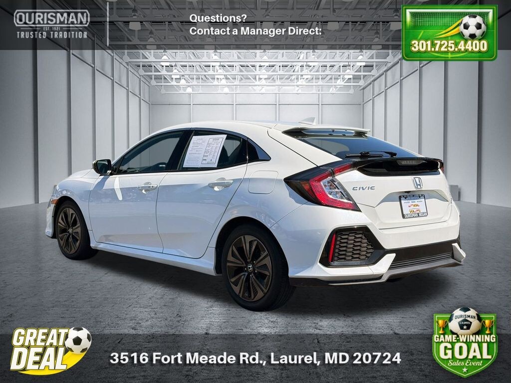 Used 2017 Honda Civic EX Hatchback