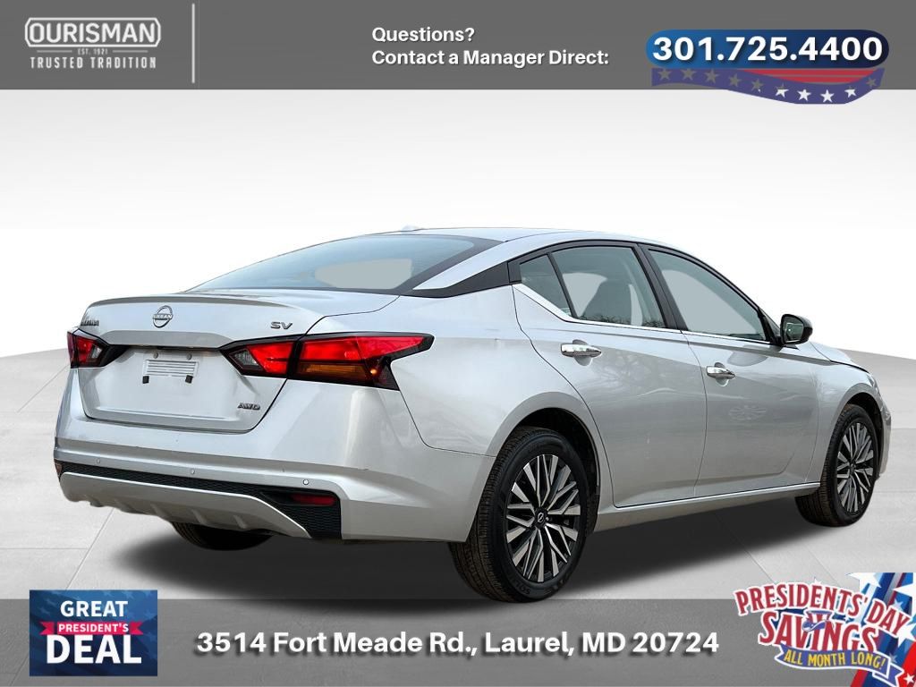 Used 2024 Nissan Altima SV with VIN 1N4BL4DW5RN360277 for sale in Maryland City, MD