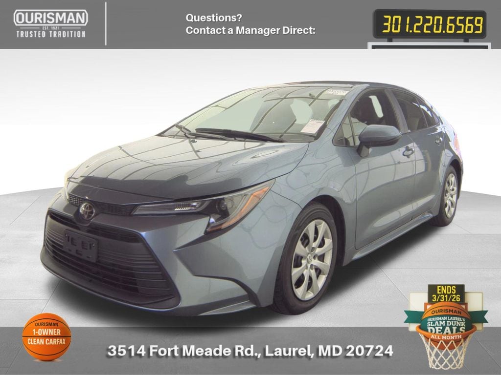 Used 2024 Toyota Corolla LE with VIN 5YFB4MDE5RP091165 for sale in Maryland City, MD