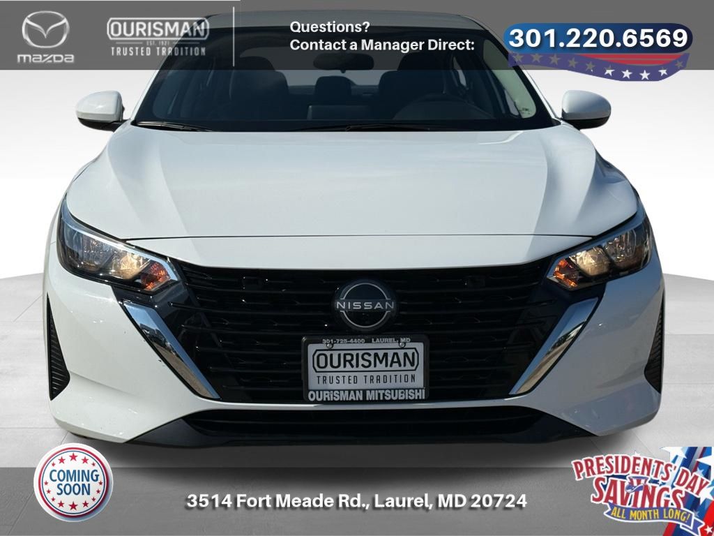 Used 2024 Nissan Sentra SV with VIN 3N1AB8CVXRY297563 for sale in Maryland City, MD