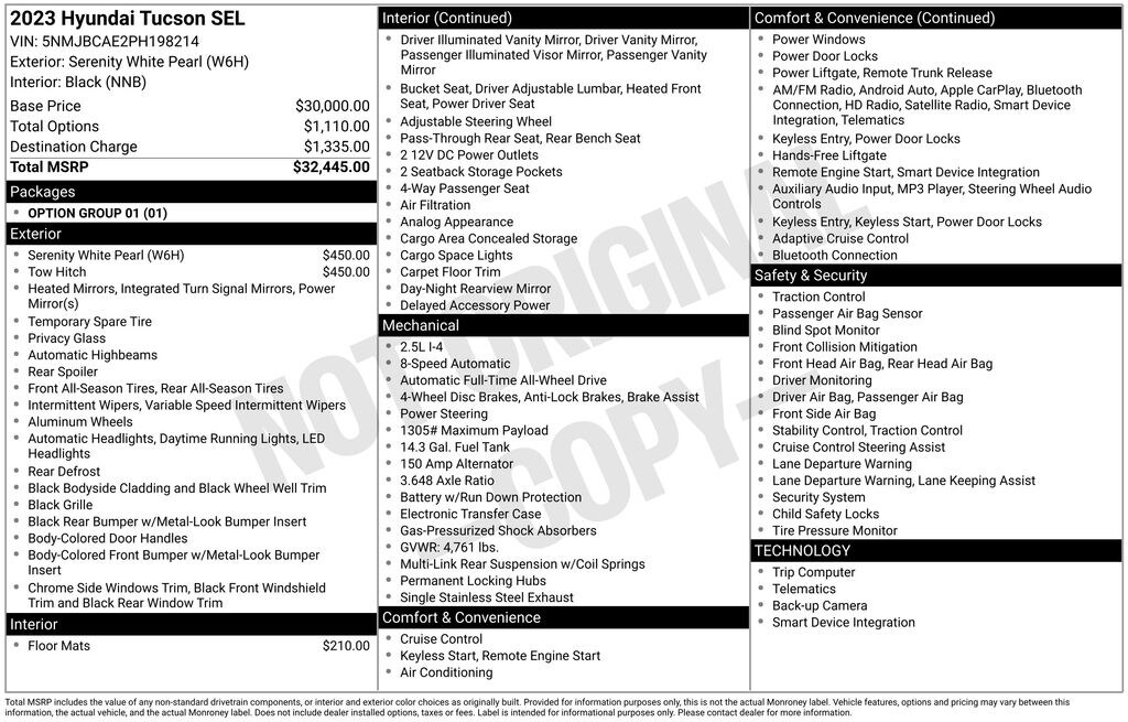 Used 2023 Hyundai Tucson SEL SUV