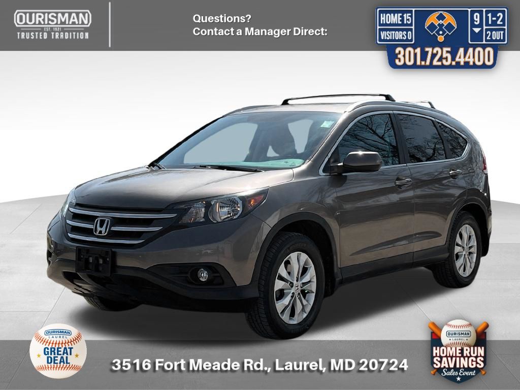 Used 2014 Honda CR-V EX-L with VIN 5J6RM3H79EL002280 for sale in Maryland City, MD