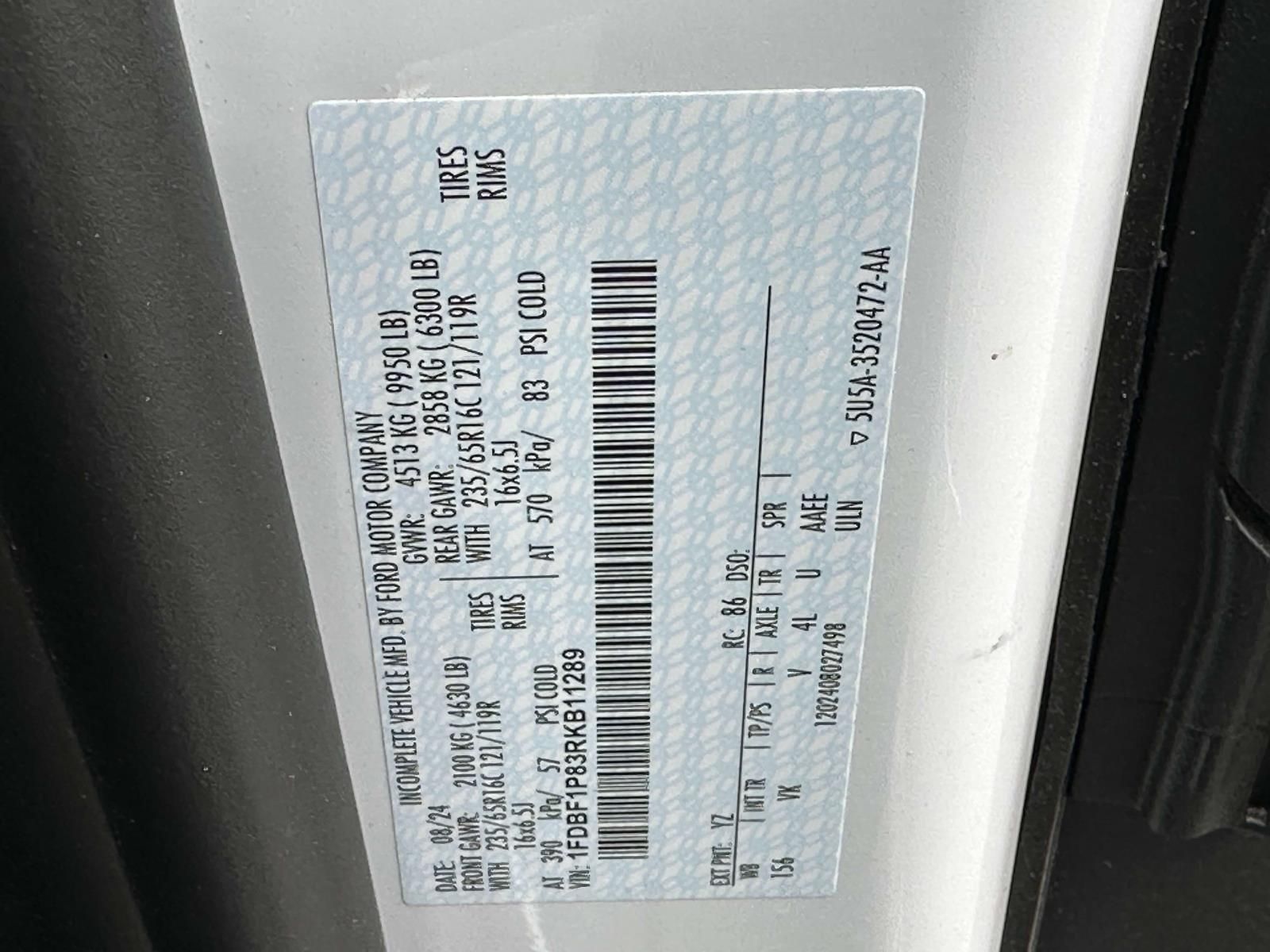 2024 Ford Transit Cutaway Base - Photo 20