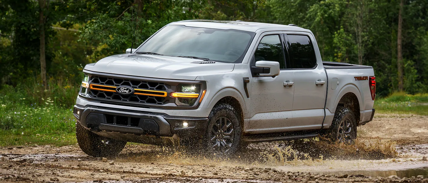 2025 Ford F-150 in mud