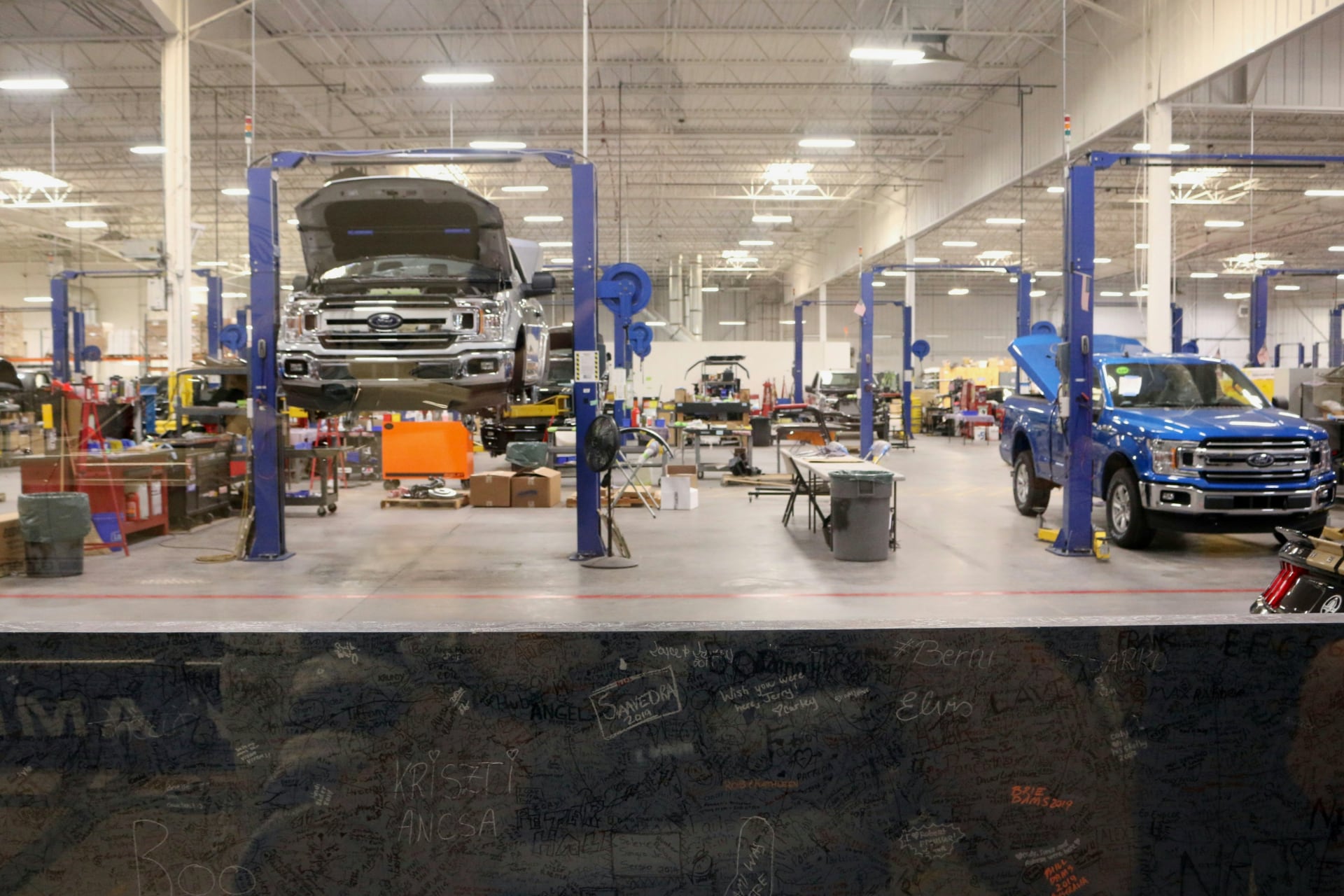 Ford Trucks Receiving Repairs