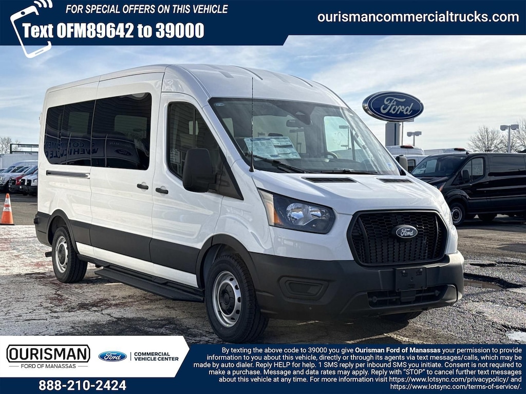 New 2026 Ford Transit-350 Passenger Mid Roof 15 Passenger Van Wagon