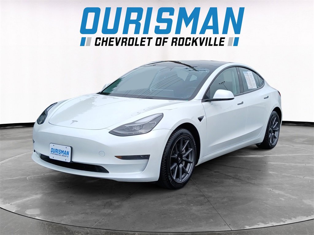 Used 2023 Tesla Model 3 Base with VIN 5YJ3E1EAXPF547472 for sale in Rockville, MD
