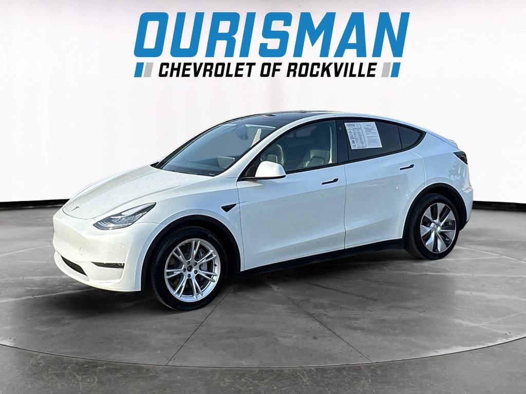 Used 2021 Tesla Model Y Long Range with VIN 5YJYGDEE8MF071786 for sale in Rockville, MD