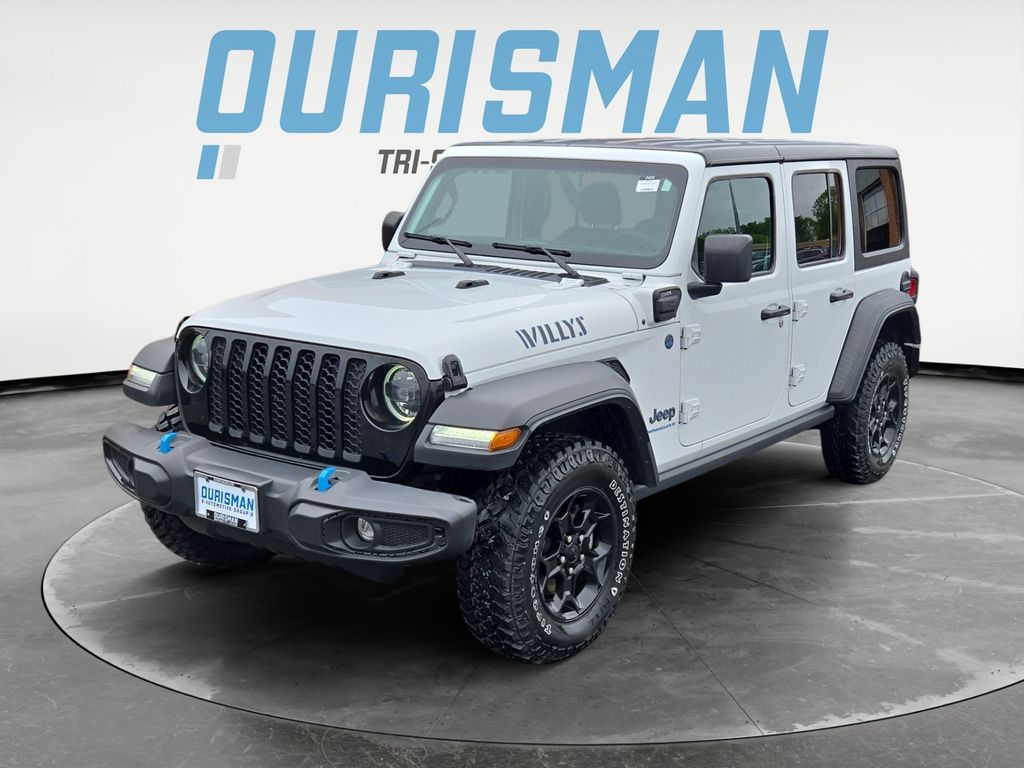 Used 2023 Jeep Wrangler 4xe Willys 4XE with VIN 1C4JJXN6XPW661291 for sale in Newark, DE