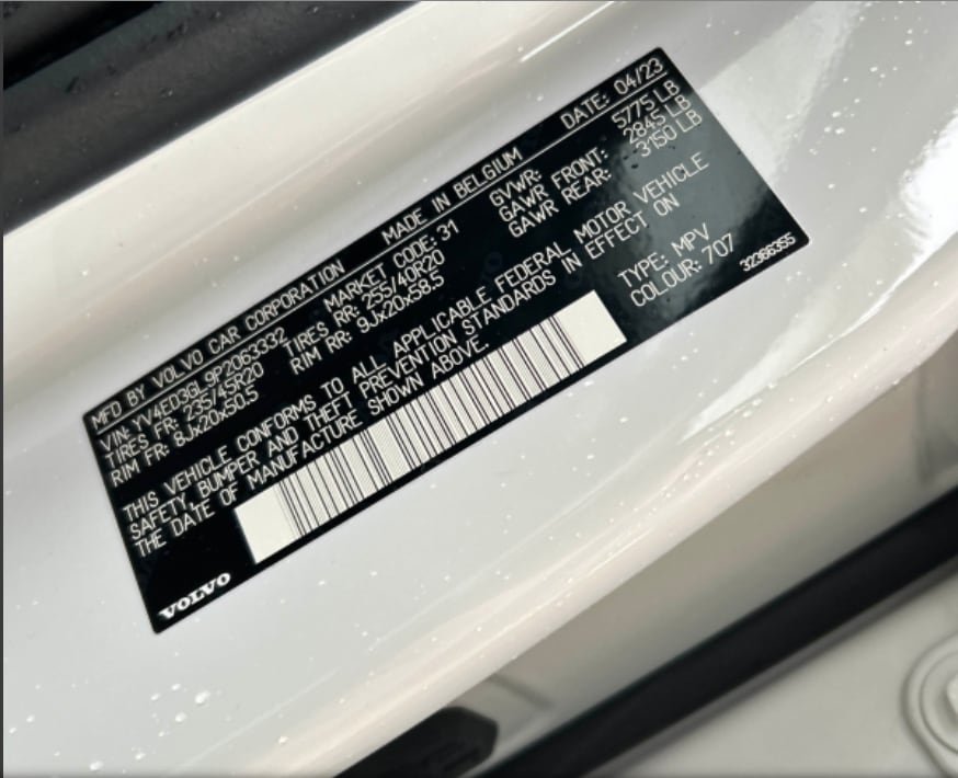 Used 2023 Volvo C40 Plus with VIN YV4ED3GL9P2063332 for sale in Bethesda, MD