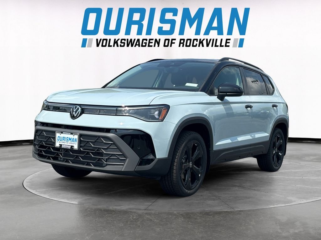 New 2025 Volkswagen Taos 1.5T SE Black SUV