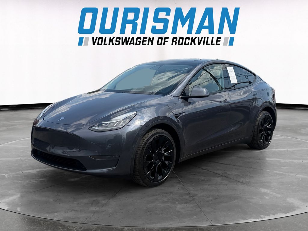Used 2020 Tesla Model Y Long Range with VIN 5YJYGDEE4LF045412 for sale in Rockville, MD