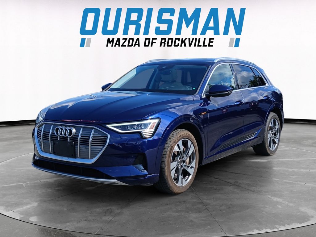 Used 2021 Audi e-tron Premium with VIN WA1AAAGE3MB015282 for sale in Rockville, MD